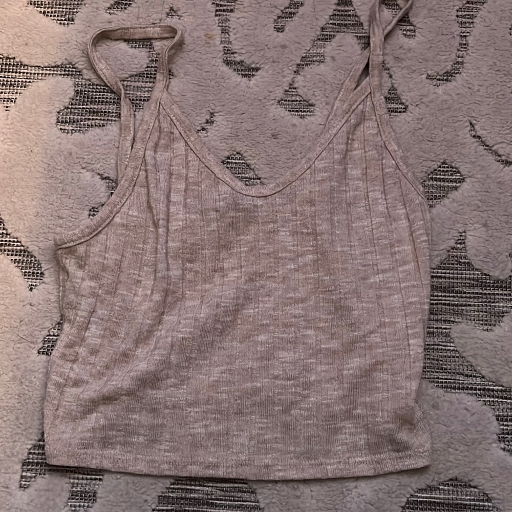 cream tank top